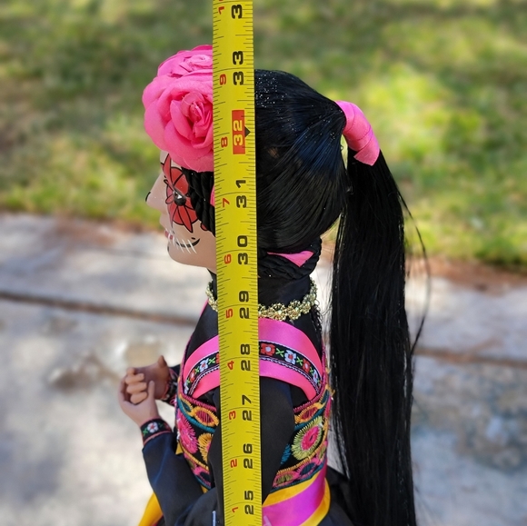 DIA DE LOS MUERTOS DOLL, DAY OF THE DEAD DECOR - Picture 12 of 16